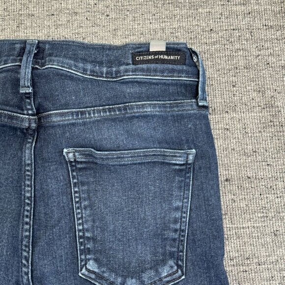 Citizens Of Humanity Rocket Women's Ankle Mid Rise Skinny Dark Denim Size 28 - Picture 11 of 15